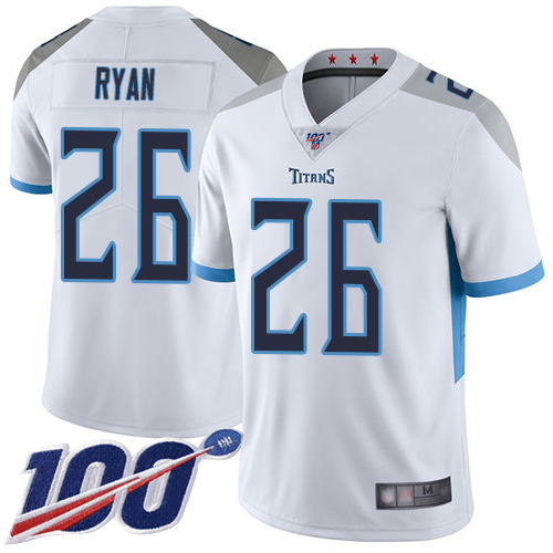 Tennessee Titans Limited White Men Logan Ryan Road Jersey NFL Football 26 100th Season Vapor Untouchable